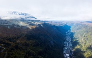 Rjukan og Gaustatoppen