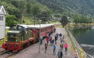 Ankomst Mæl med Rjukanbanen