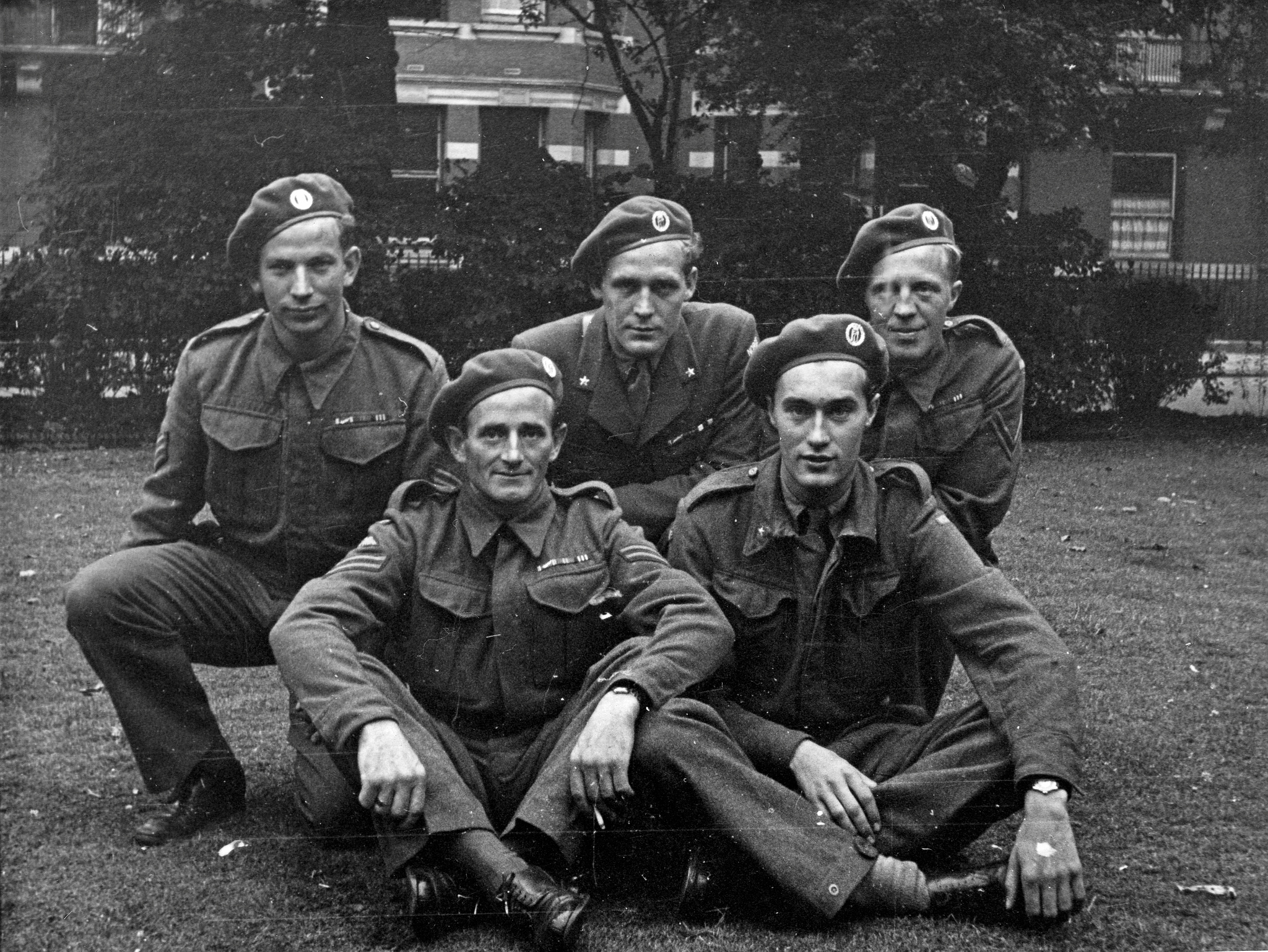 Gunnerside: Birger Strømsheim, Joachim Rønneberg, Hans Storhaug, Fredrik Kayser og Kasper Idland Fotokreditering: Leif Tronstad jr./NIA