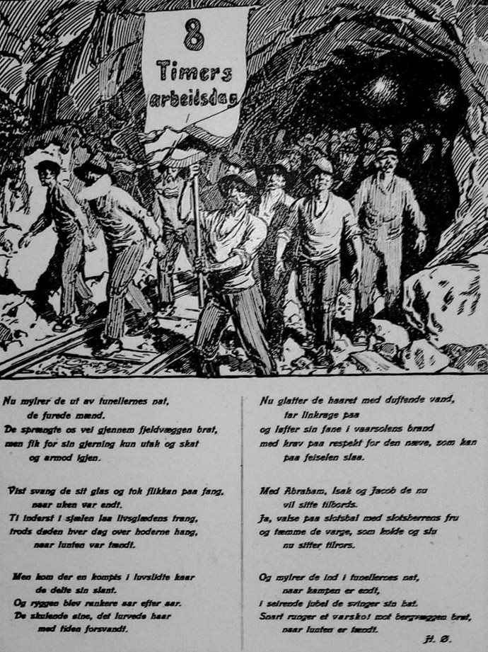 1Eit dikt, signert Hans Østerho, som vart prenta i bladet Hvepsen i 1912.