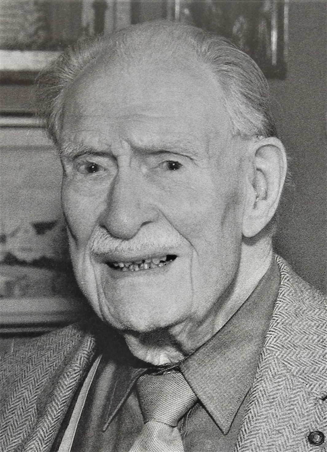 Sturla Schie fikk et langt liv. På dette bildet er han nokså nær 100 år. (Foto: Telen).
